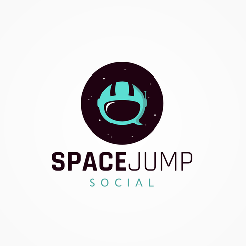 Cosmic logo with the title 'SpaceJump'