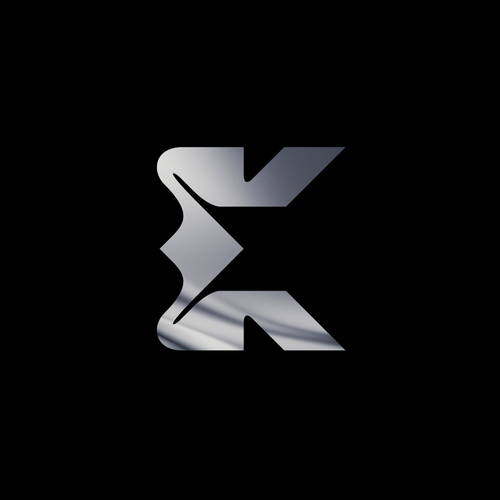 X logo with the title 'E+X letters logo concept for EigenX'