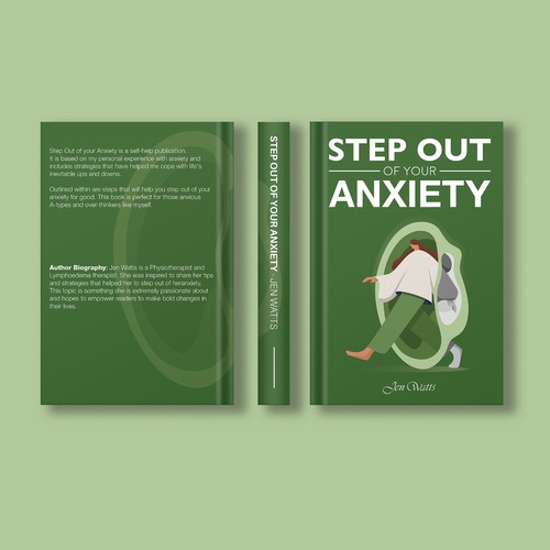 Green book cover with the title 'Book Cover'