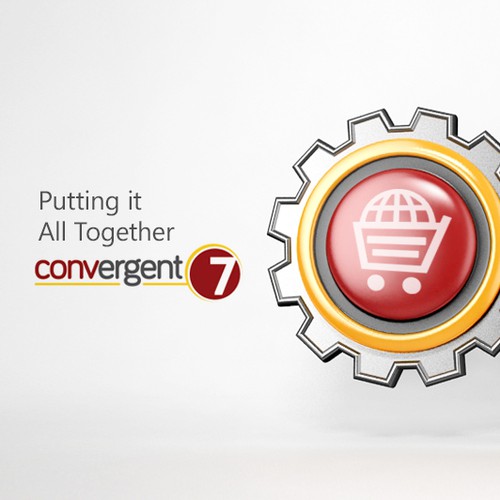 Banner artwork with the title 'Help Convergent7 with a new illustration or graphics'