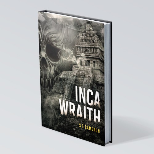 Ghost book cover with the title 'Book cover design'