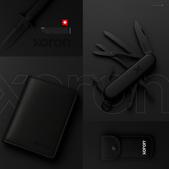 Swiss design with the title 'xoron swiss EDC'