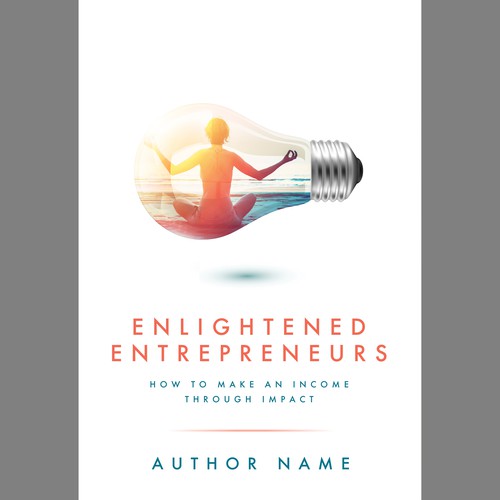 Meditation book cover with the title 'Book Cover: Business/Self-Help'