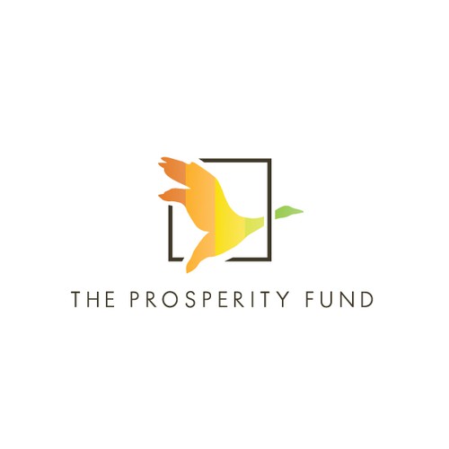 Goose design with the title 'The Prosperity Fund flies high with a goose'