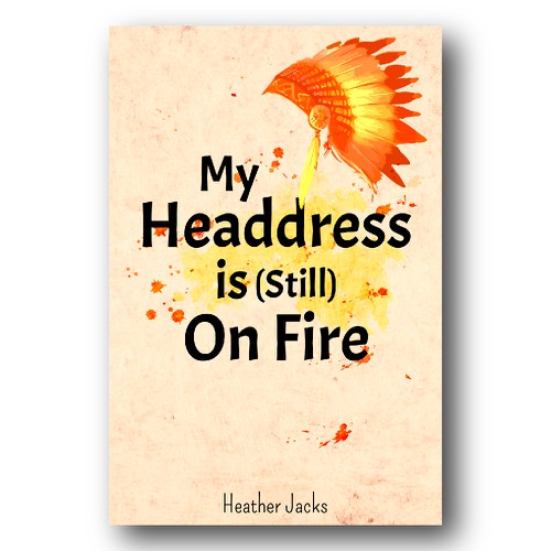 Autobiography book cover with the title 'Cover for autobiography book'