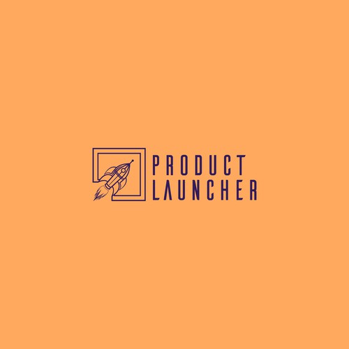 Small business logo with the title 'PRODUCT LAUNCHER'