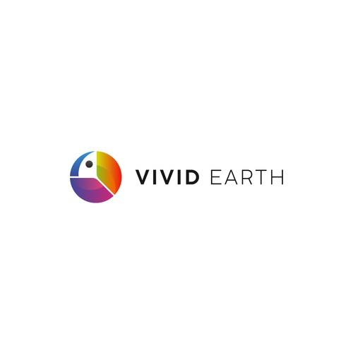 Sustainable design with the title 'Vivid Earth Logo'