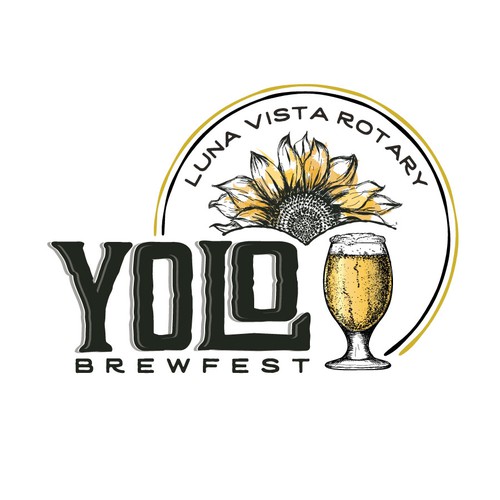 Beverage logo with the title 'YOLO'
