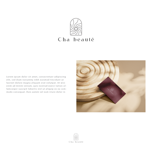 Saloon design with the title 'Minimal logo for nail art '