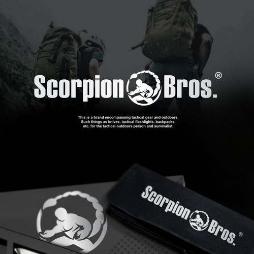 Scorpion design with the title 'SCORPIONBROS'
