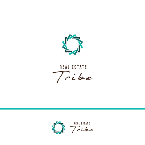 Tribal design with the title 'Real Estate Tribe'