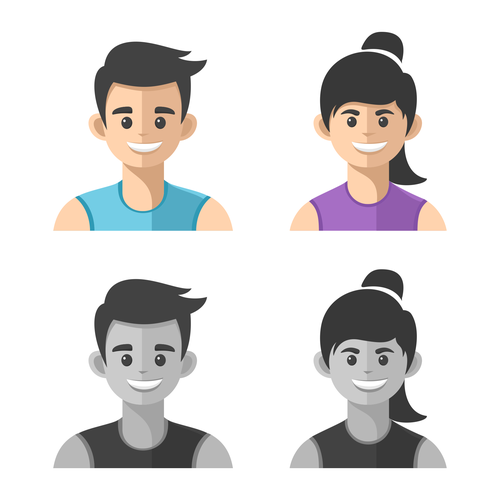 Avatar artwork with the title 'High School Sports Player Avatar Contest'