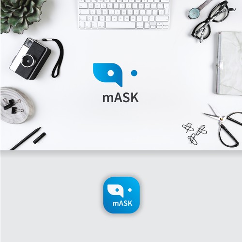 App logo with the title 'mASK'