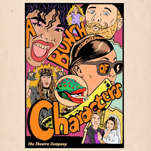 Pop art design with the title '1 to 1 project'