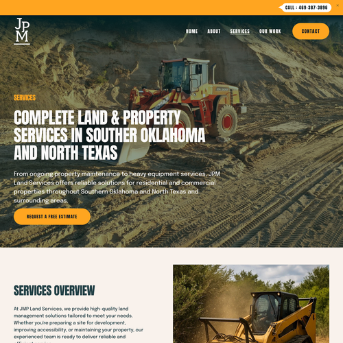 Design with the title 'JPM Land Services North Texas Design'