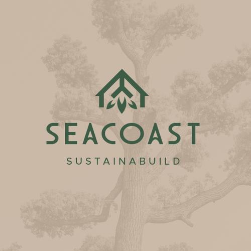 Water design with the title 'Seacoast - Sustainabuild'