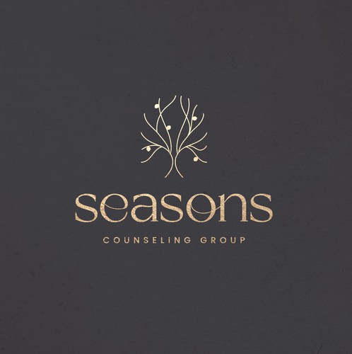 Elegant design with the title 'Seasons Counseling Group Logo Design'