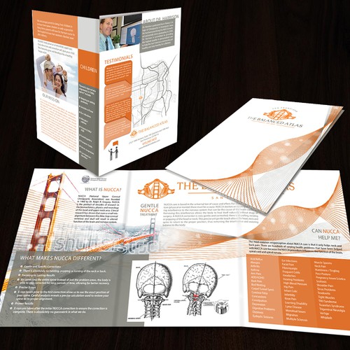 San Francisco design with the title 'The Balanced Atlas Broschure'