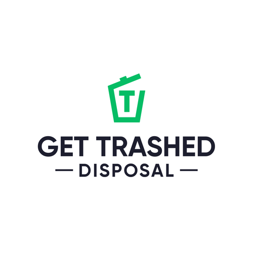 Trash design with the title 'Get Trashed Disposal'