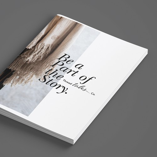 Knitting design with the title 'A5 Booklet - Thread Making Entity'