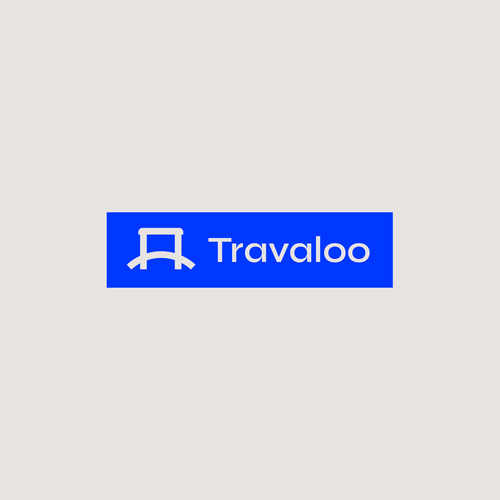 Bag logo with the title 'Travaloo'