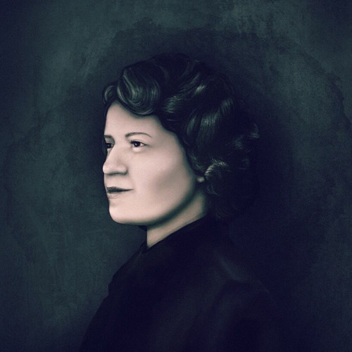 Restoration design with the title 'Reproduction of Vintage Photograph'