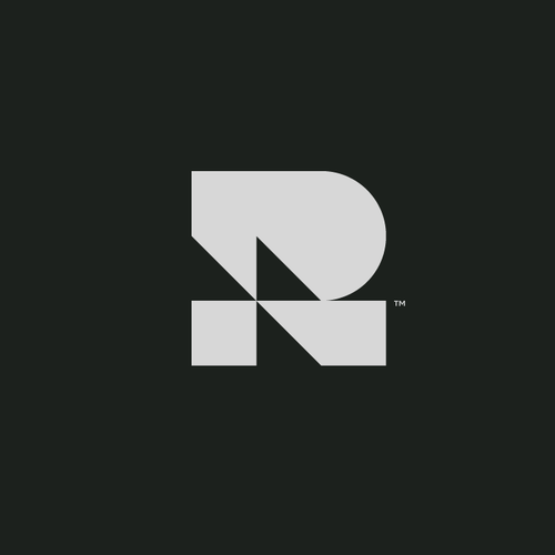 R logo with the title 'Brandmark-NR0502'