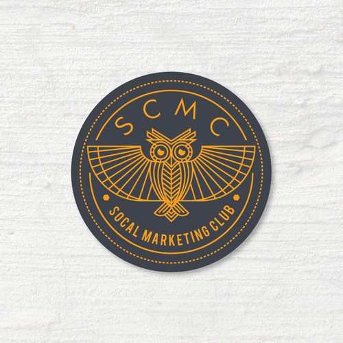 Creative brand with the title 'SCMC | SoCal Marketing Club'
