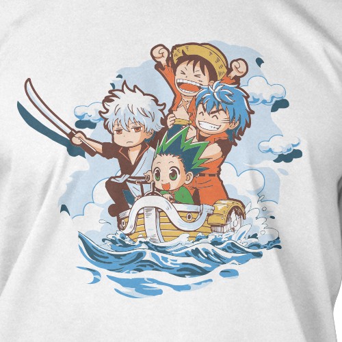 Funny Cartoon Anime Love Theme Short-Sleeve Unisex T-Shirt