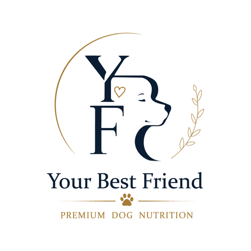 Dog food logo with the title 'Playful&Premium Logo - Dog Food'