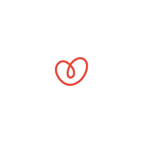 Curvy logo with the title 'Logo Design for Nomadicare'