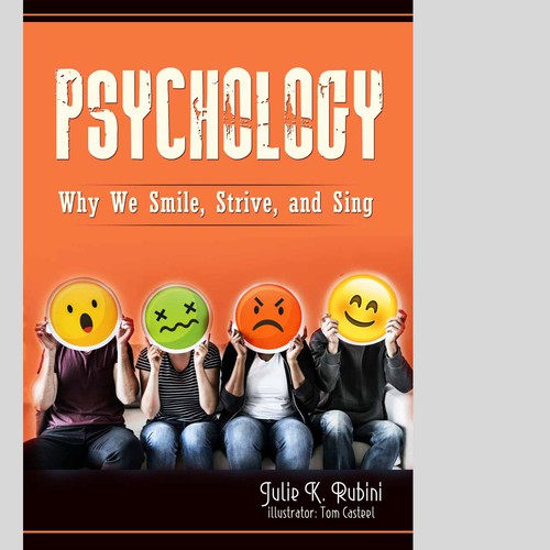Happy book cover with the title 'Psychology Book cover'