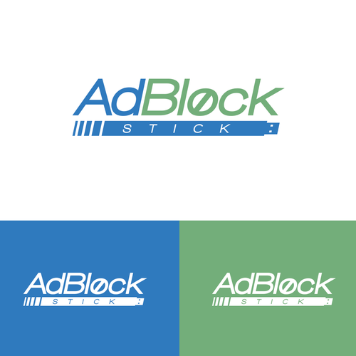 Block logo with the title 'Brand for AdBlock Stick'