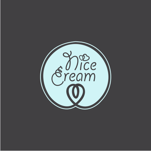 Ice cream brand with the title 'Logo for the best ice cream in Nice Côte d Azur France'