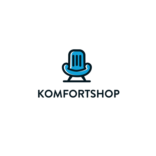 Navy logo with the title 'Komfortshop'