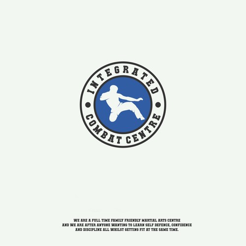 Self-defense logo with the title 'Logo Concept for ICC'