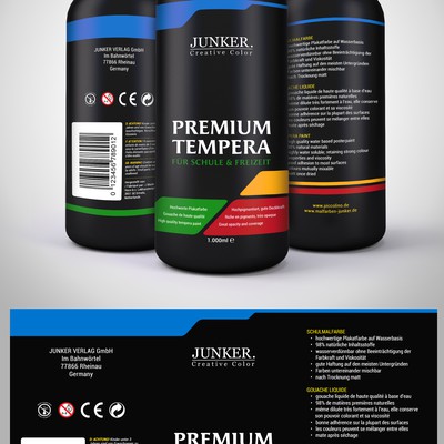 New Bottle label design