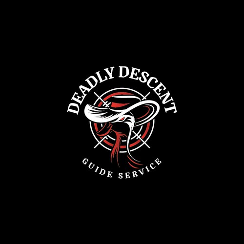 Kickass design with the title 'Deadly Descent Guide Service'