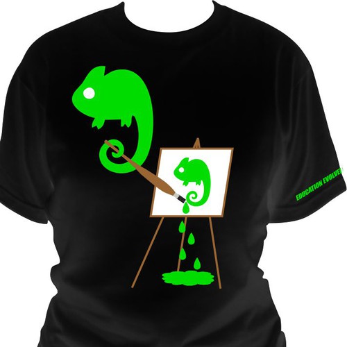 Education t-shirt with the title 'Create a simple but awesome shirt for Schoolism workshops'