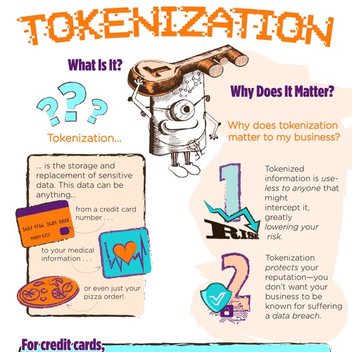 Token design with the title 'Infographics'