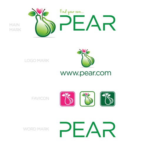 Pear logo with the title 'PEAR Dating site'