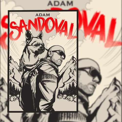 Motor design with the title 'poster design'