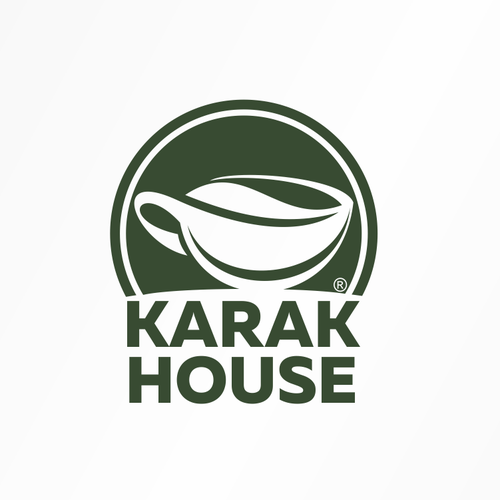 Teacup design with the title 'Herbal Tea Logo'