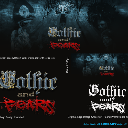 Rock brand with the title 'Logo/Banner for GothicAndFears.com'