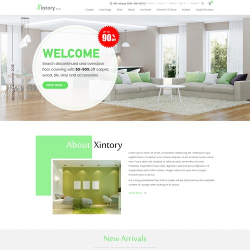 Construction design with the title 'Design Creative E-Commerce Website'