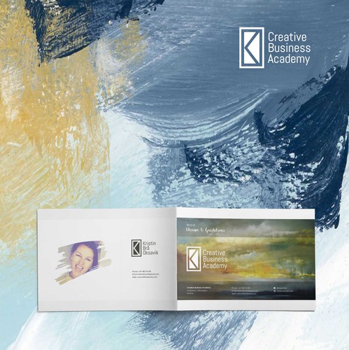 Academy design with the title 'Creative Academy Brand guide'