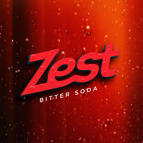 Soda logo with the title 'Zest logo'