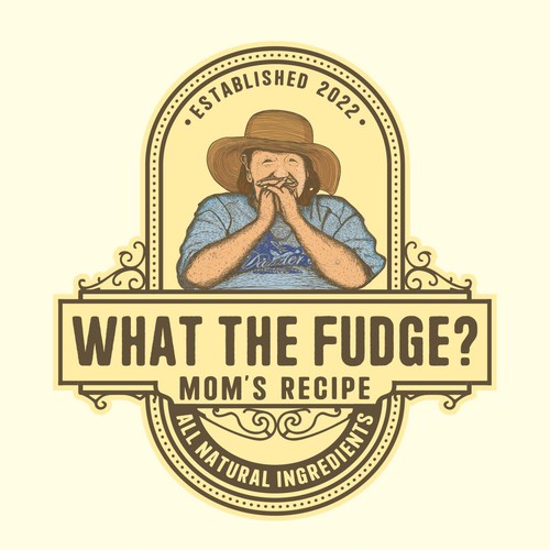 Pen tool logo with the title 'What The Fudge?'