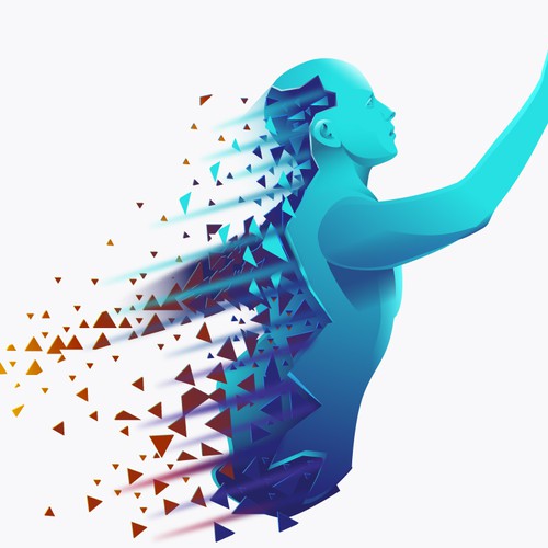 Detailed logo with the title 'abstract logo for Life Boosts'