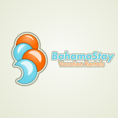 Summer brand with the title 'BahamaStay Vaction Rentals Logo'